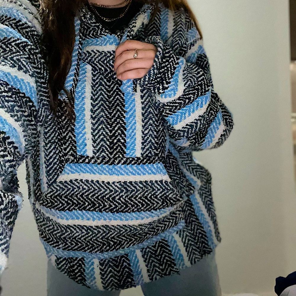 Hipster/surfer jacket made from recycled materials
